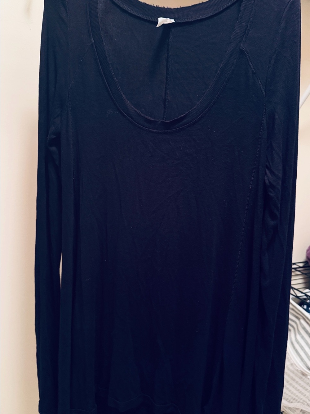 Free People Women’s Long Sleeve Scoop Neck Tunic